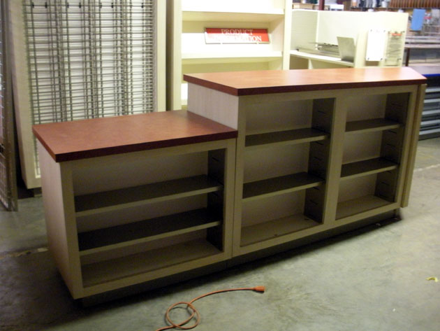 used display front counter
