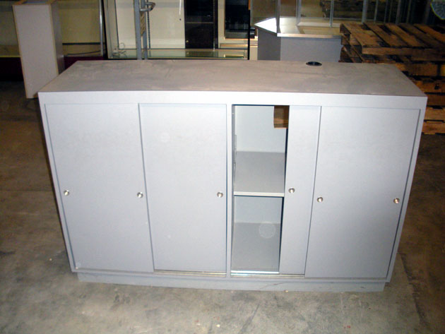 inside view of coffee counter or small food and beverage counter