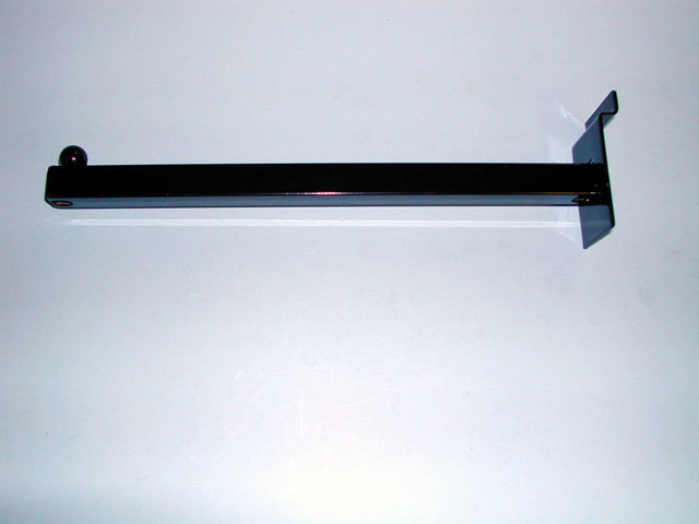 Slatwall Faceout Square Tube 12" Black or Chrome