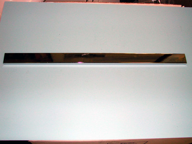 4' Rectangular Tubing 1/2" x 1- 1/2" - Chrome
