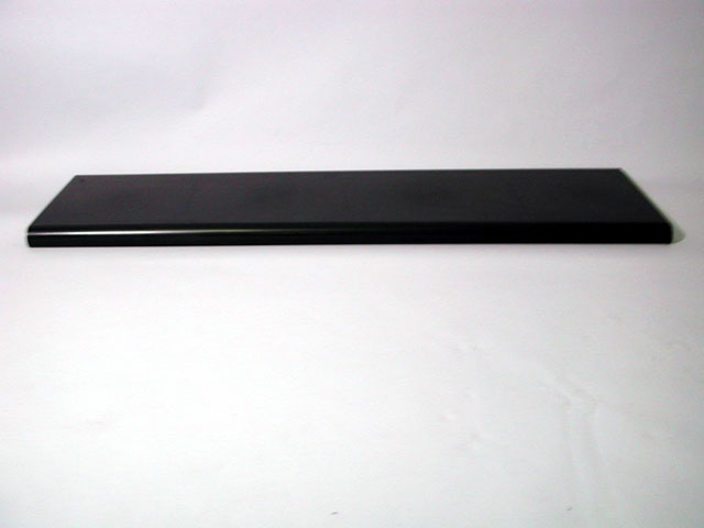 Plastic Bullnose Shelf 48"L x 13"D x 4"H in Black or White