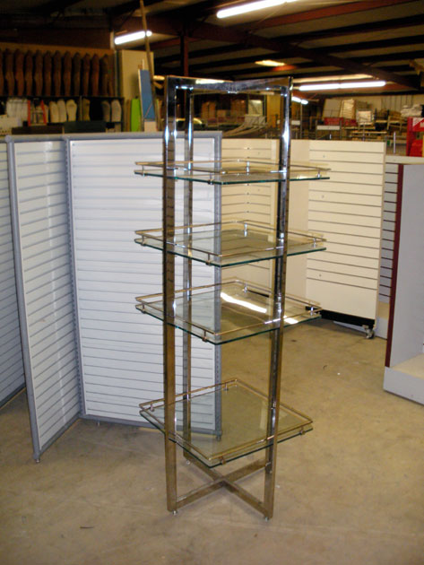 glass shelf etageres