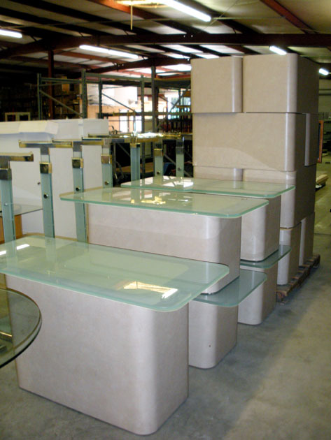 glass top tables