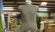 men's shirt form with turned base