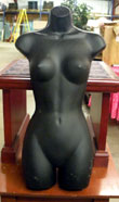 female flatback torso form