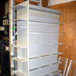 used uni-web pharmacy end cap shelving