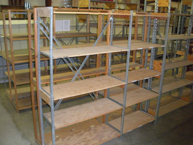 MEG brand stockroom shelving