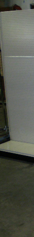 used Lundia brand stockroom shelving