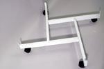 4 Way Base w/ Casters for Grid. Choose Black, Chrome or White
