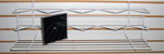 CD/DVD Shelf Zig Zag 24" Long Black for Gridwall