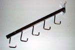 Slatwall 5 Hook Waterfall