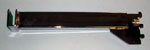 Heavy Duty 12" Bracket For Universal Slot 1/2" x 1" on Center Holds Rectangular Tube - Chrome