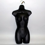 Female Form Injection Molded w/ Metal Hook - Black