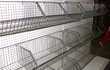 wire baskets and dividers for gondola shelving