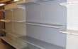 three foot wide Streater wall shelves