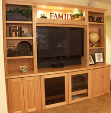 Entertainment on Custom Built Wall Entertainment Center Or Entertainment Consoles